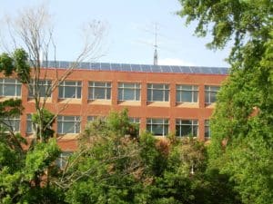 Clemson's 15 kW solar electric system