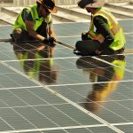 We installed solar panels at Hanvey Engineering, Easley, SC