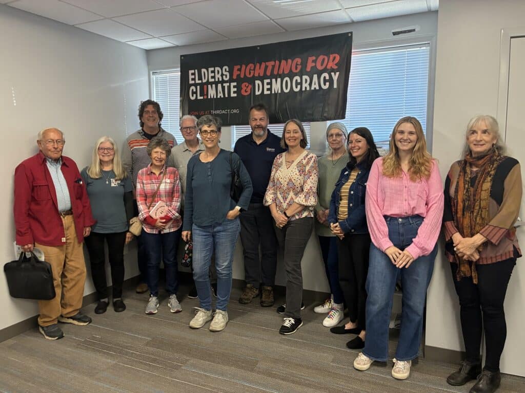 Third Act Climate Justice Café group picture April 9, 2026