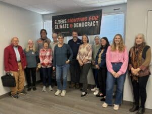 Th!rd Act Climate Justice Café group picture April 9, 2026